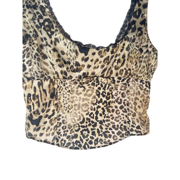 2/$30 ZARA Large Leopard Print Lace Trim Top - Picture 7 of 13